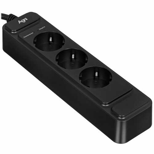 Купить Сетевой фильтр AGNI TP-FS3E черный  9289358. Характеристики, отзывы и цены в Донецке