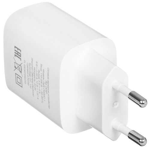 Купить Сетевое зарядное устройство DEXP GaN CW20C-1 белый  9138419. Характеристики, отзывы и цены в Донецке