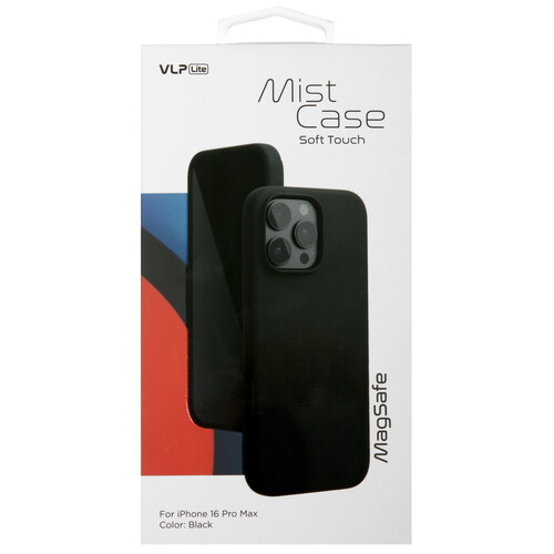 Купить Накладка  VLP Mist Case для Apple iPhone 16 Pro Max черный  5487112. Характеристики, отзывы и цены в Донецке