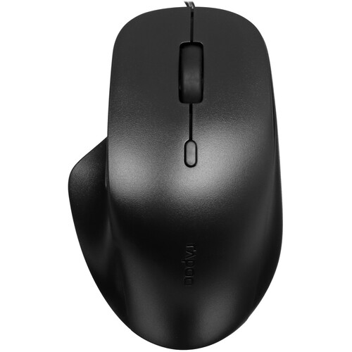 Купить Мышь проводная RAPOO N500  черный  9125953. Характеристики, отзывы и цены в Донецке