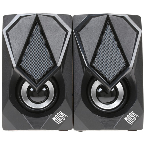 Купить Колонки Qumo Mask AS004 черный  1655245. Характеристики, отзывы и цены в Донецке