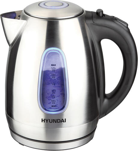 Купить Электрочайник Hyundai HYK-S2402 серебристый  9091243. Характеристики, отзывы и цены в Донецке