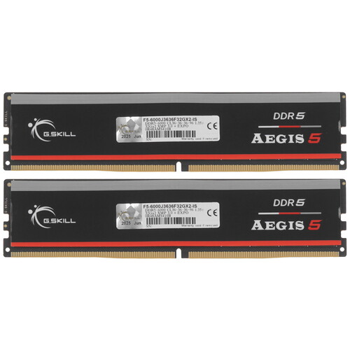 Купить Оперативная память G.Skill Aegis 5 [F5-6000J3636F32GX2-IS] 64 ГБ  5616305. Характеристики, отзывы и цены в Донецке