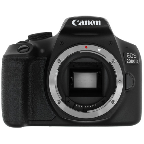 Купить Зеркальный фотоаппарат Canon EOS 2000D Kit 18-55mm DC черный  5068844. Характеристики, отзывы и цены в Донецке