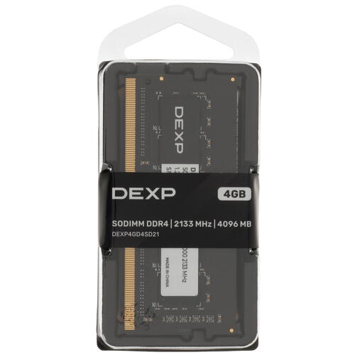 Купить Оперативная память SODIMM DEXP [DEXP4GD4SD21] 4 ГБ  5437506. Характеристики, отзывы и цены в Донецке