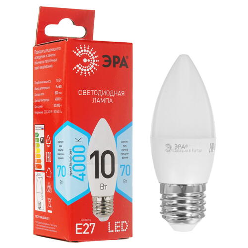 Купить Лампа светодиодная ЭРА LED B35-10W-840-E27 R  5417633. Характеристики, отзывы и цены в Донецке