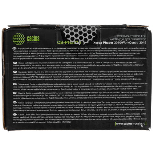 Купить Картридж лазерный Cactus CS-PH3010 черный, с чипом  6670351. Характеристики, отзывы и цены в Донецке