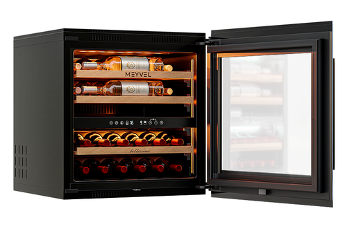Купить Винный шкаф Meyvel MV26PRO-KBB2 черный  9407406. Характеристики, отзывы и цены в Донецке