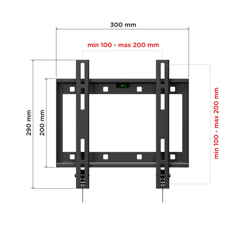 Купить Кронштейн для ТВ Holder LCD-F2608 черный  0194098. Характеристики, отзывы и цены в Донецке