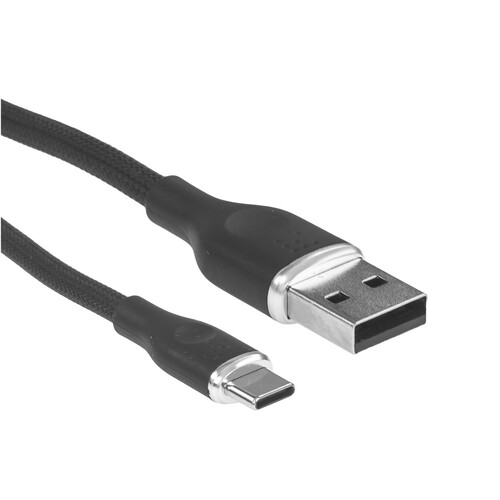 Купить Кабель круглый VOLTME USB Type-C - USB 2.0 Type-A черный 1.8 м  9210952. Характеристики, отзывы и цены в Донецке