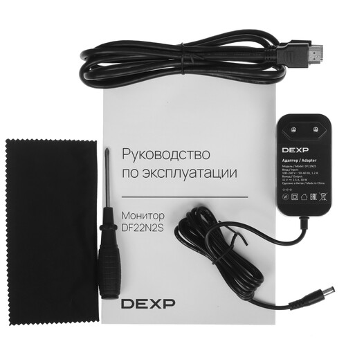 Купить 21.45" Монитор DEXP DF22N2S черный  9091656. Характеристики, отзывы и цены в Донецке