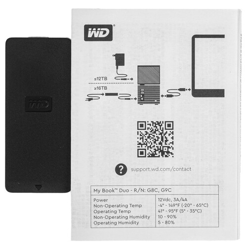Купить 28 ТБ Внешний HDD WD My Book Duo  5602270. Характеристики, отзывы и цены в Донецке
