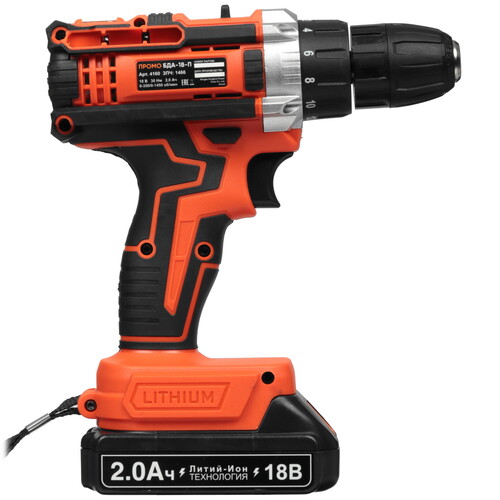 Купить Дрель-шуруповерт СПЕЦ ПРОМО БДА-18-П  5631191. Характеристики, отзывы и цены в Донецке