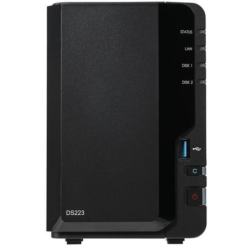 Купить Сетевое хранилище (NAS) Synology DiskStation DS223  5407737. Характеристики, отзывы и цены в Донецке