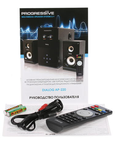 Купить Колонки Dialog AP-220 черный  1009800. Характеристики, отзывы и цены в Донецке