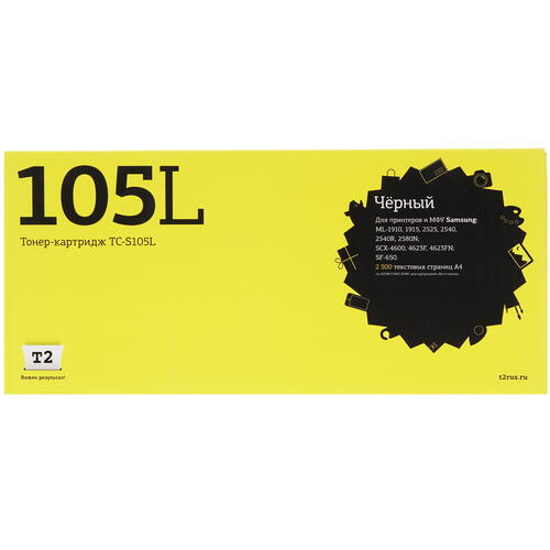 Купить Картридж лазерный T2 TC-S105L черный, с чипом  7939578. Характеристики, отзывы и цены в Донецке