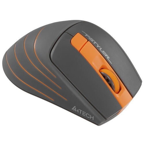 Купить Мышь беспроводная A4Tech Fstyler FG30S  серый  4824787. Характеристики, отзывы и цены в Донецке