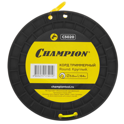 Купить Леска для триммеров Champion Round C5020  1215838. Характеристики, отзывы и цены в Донецке
