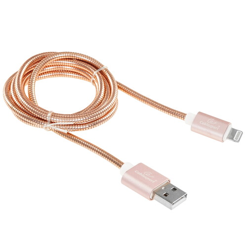 Купить Кабель круглый Cablexpert Lightning 8-pin - USB 2.0 Type-A золотистый 1 м  5485451. Характеристики, отзывы и цены в Донецке
