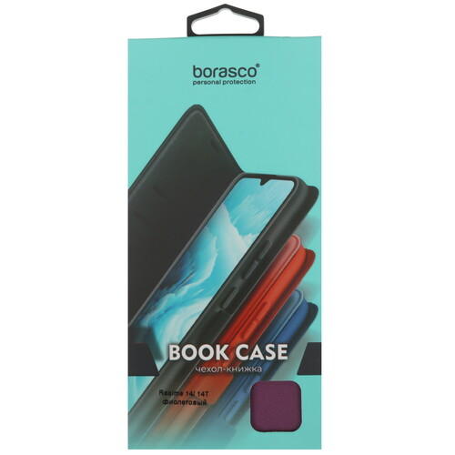 Купить Чехол-книжка  BoraSCO для realme 14/ 14T фиолетовый  5622583. Характеристики, отзывы и цены в Донецке