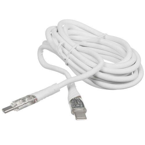 Купить Кабель круглый GAL USB Type-C - USB Type-C белый 2 м  5485288. Характеристики, отзывы и цены в Донецке