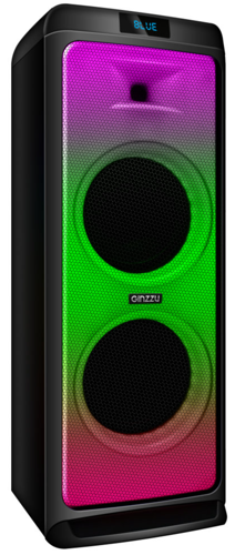 Купить Портативная аудиосистема Ginzzu GM-205, черный  9919097. Характеристики, отзывы и цены в Донецке