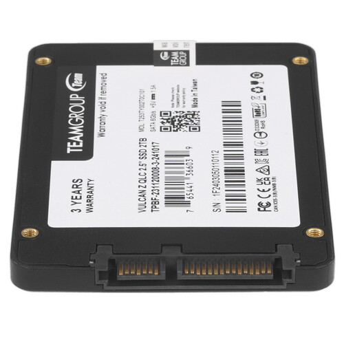 Купить 2000 ГБ 2.5" SATA накопитель TEAMGROUP T-Force VULCAN Z QLC [T253TY002T0C101]  5456976. Характеристики, отзывы и цены в Донецке