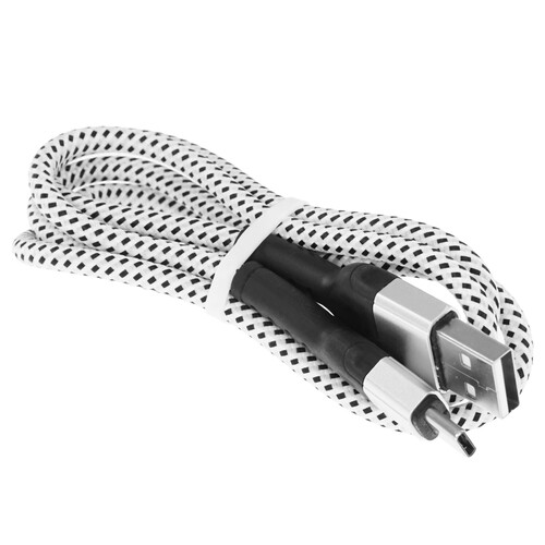 Купить Кабель круглый WIIIX USB Type-C - USB 2.0 Type-A белый 1 м  5488283. Характеристики, отзывы и цены в Донецке