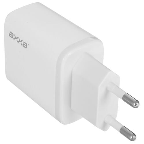 Купить Сетевое зарядное устройство AXXA 2403 белый  5073612. Характеристики, отзывы и цены в Донецке