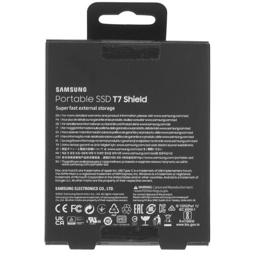 Купить 2000 ГБ Внешний SSD Samsung T7 Shield  5046056. Характеристики, отзывы и цены в Донецке