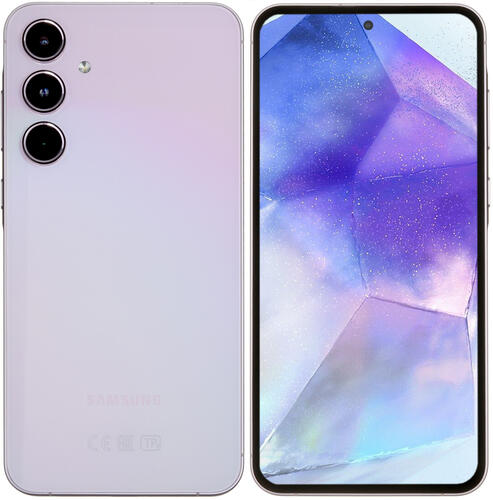 Купить 6.6" Смартфон Samsung Galaxy A55 256 ГБ фиолетовый  9084597. Характеристики, отзывы и цены в Донецке