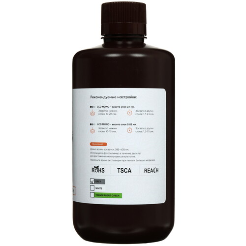 Купить Фотополимерная смола Tiger 3D Hi-Speed Standard Resin  5622175. Характеристики, отзывы и цены в Донецке