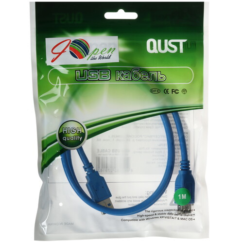 Купить Кабель iOpen USB 3.2 Gen 1 Type-A - USB 3.2 Gen 1 Type-A  5602509. Характеристики, отзывы и цены в Донецке