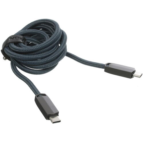 Купить Кабель круглый KEYRON USB Type-C - USB Type-C серый 1.5 м  4823683. Характеристики, отзывы и цены в Донецке