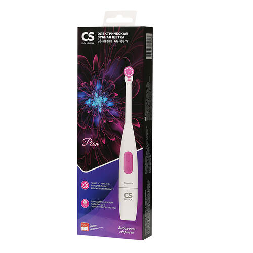 Купить Электрическая зубная щетка CS Medica CS-466-W белый  5366540. Характеристики, отзывы и цены в Донецке