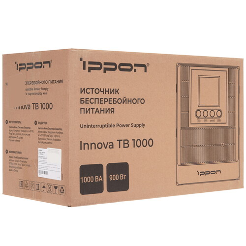 Купить ИБП Ippon Innova TB 1000  9233335. Характеристики, отзывы и цены в Донецке