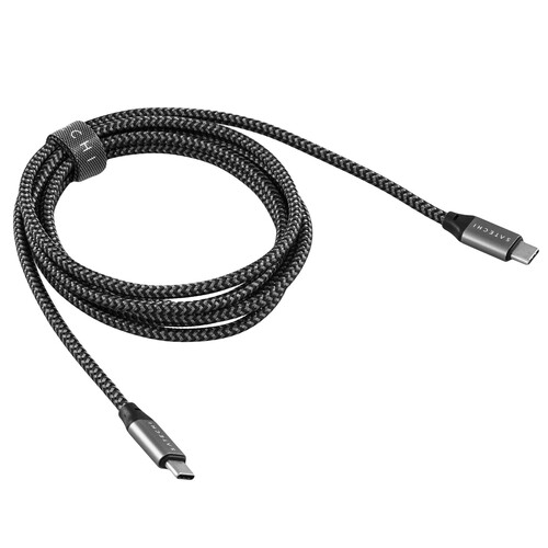 Купить Кабель круглый Satechi USB Type-C - USB Type-C серый 2 м  9073174. Характеристики, отзывы и цены в Донецке
