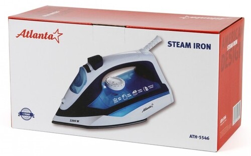 Купить Утюг Atlanta ATH-5546 синий  9028383. Характеристики, отзывы и цены в Донецке