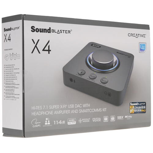 Купить Внешняя звуковая карта Creative Sound Blaster X4  4839209. Характеристики, отзывы и цены в Донецке
