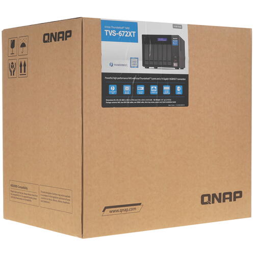 Купить Сетевое хранилище (NAS) QNAP TVS-672XT-i3-8G  5090103. Характеристики, отзывы и цены в Донецке