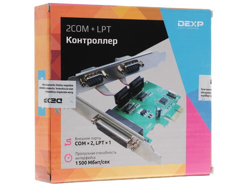 Купить Плата расширения DEXP 2COM+LPT  1052816. Характеристики, отзывы и цены в Донецке