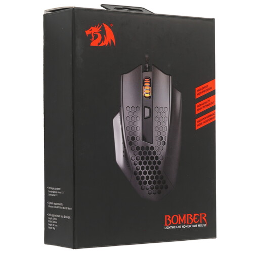Купить Мышь проводная Redragon Bomber  5478264. Характеристики, отзывы и цены в Донецке