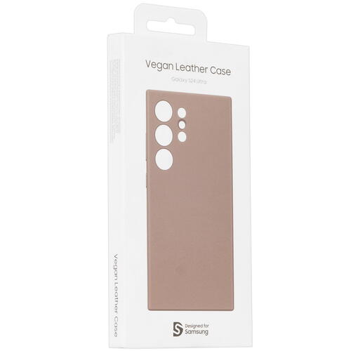 Купить Накладка  Samsung Vegan Leather Case для Samsung Galaxy S24 Ultra серый  5445231. Характеристики, отзывы и цены в Донецке