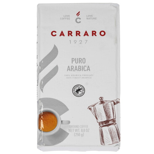 Купить Кофе молотый Carraro Arabica 100%  5487565. Характеристики, отзывы и цены в Донецке