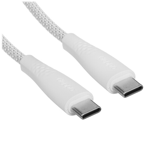 Купить Кабель круглый DEPPA USB Type-C - USB Type-C белый 1.2 м  9113422. Характеристики, отзывы и цены в Донецке