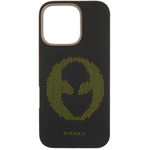 Купить Накладка  Pitaka Aries Tactile Woven Case для Apple iPhone 16 Pro черный/серый  5629241. Характеристики, отзывы и цены в Донецке