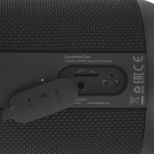 Купить Портативная колонка TTEC Dynamite Duo BT Speaker, черный  9207657. Характеристики, отзывы и цены в Донецке