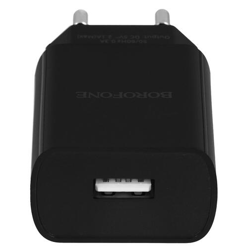 Купить Сетевое зарядное устройство Borofone BA20A Sharp черный  5367548. Характеристики, отзывы и цены в Донецке
