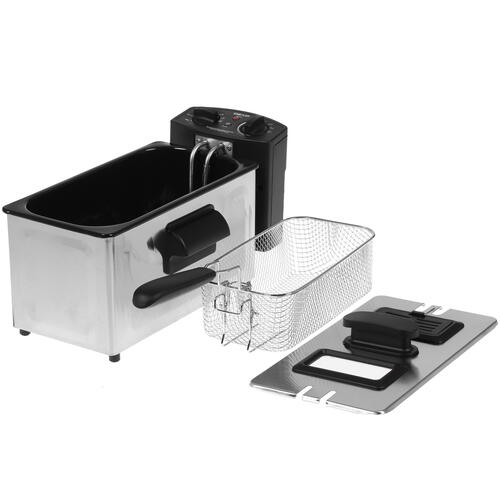 Купить Фритюрница DEXP DF-2500ST серебристый  1399137. Характеристики, отзывы и цены в Донецке