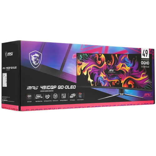 Купить 49" Монитор MSI MPG 491CQP QD-OLED черный  5445580. Характеристики, отзывы и цены в Донецке